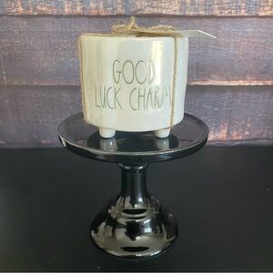 Rae Dunn Good Luck Charm Ceramic Pot